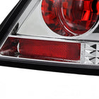2004-2010 Scion tC Factory Style Tail Lights (Chrome Housing/Clear Lens)