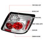 2004-2010 Scion tC Factory Style Tail Lights (Chrome Housing/Clear Lens)