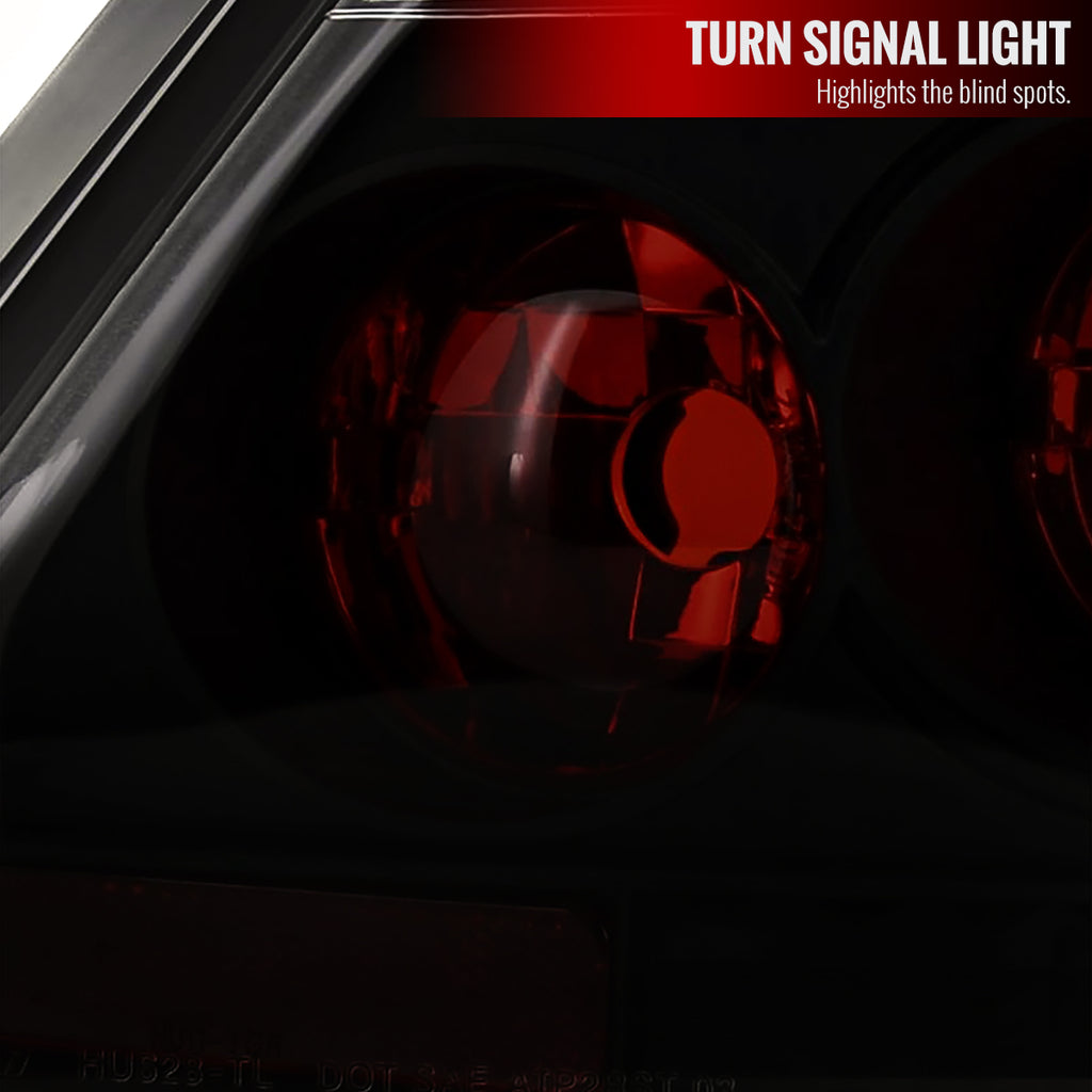 2004-2010 Scion tC Factory Style Tail Lights (Glossy Black Housing/Smoke Lens)