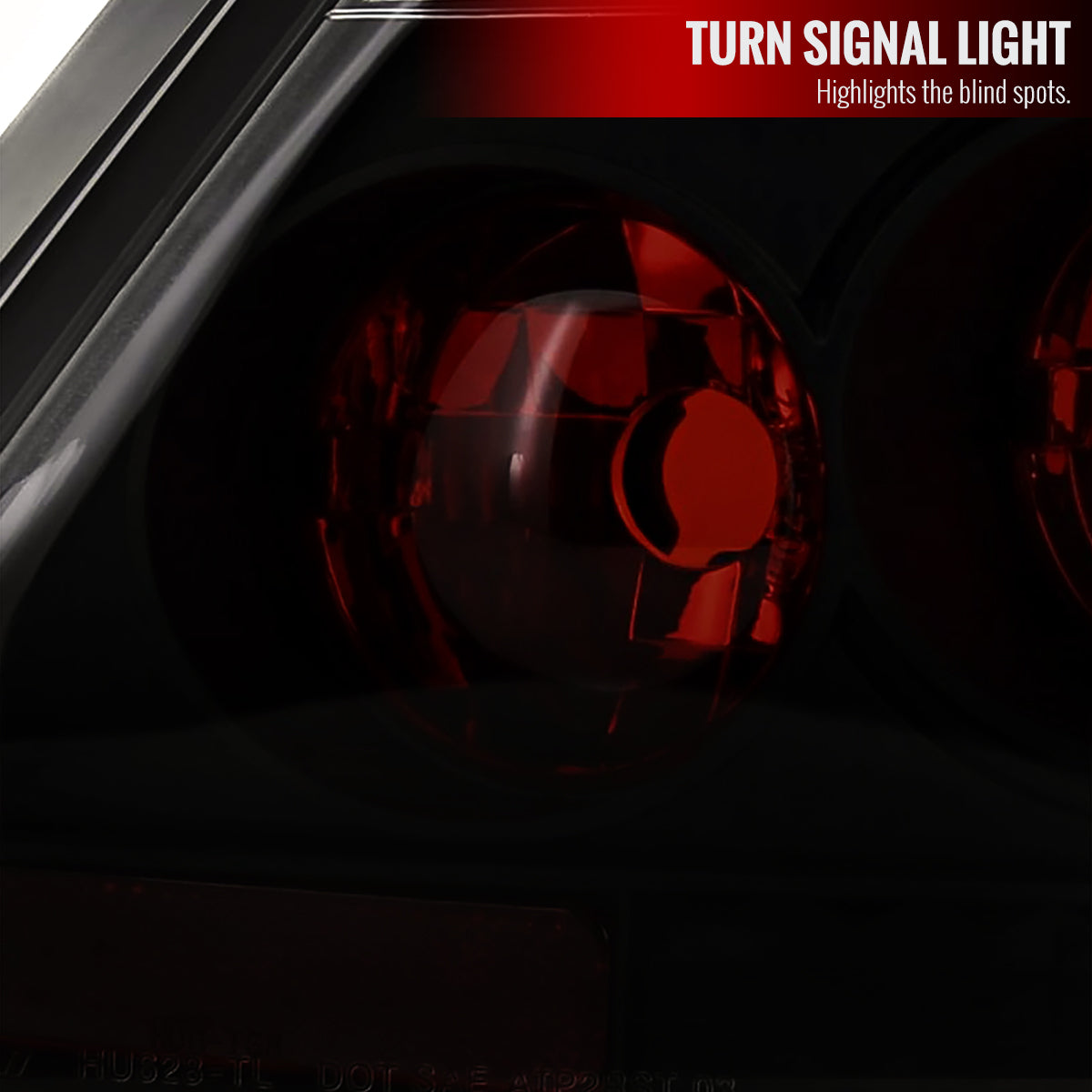 2004-2010 Scion tC Factory Style Tail Lights (Glossy Black Housing/Smoke Lens)