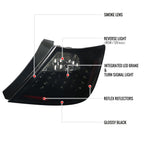2004-2010 Scion tC LED Tail Lights (Glossy Black Housing/Smoke Lens)