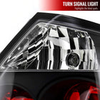 2004-2010 Scion tC Factory Style Tail Lights (Matte Black Housing/Clear Lens)