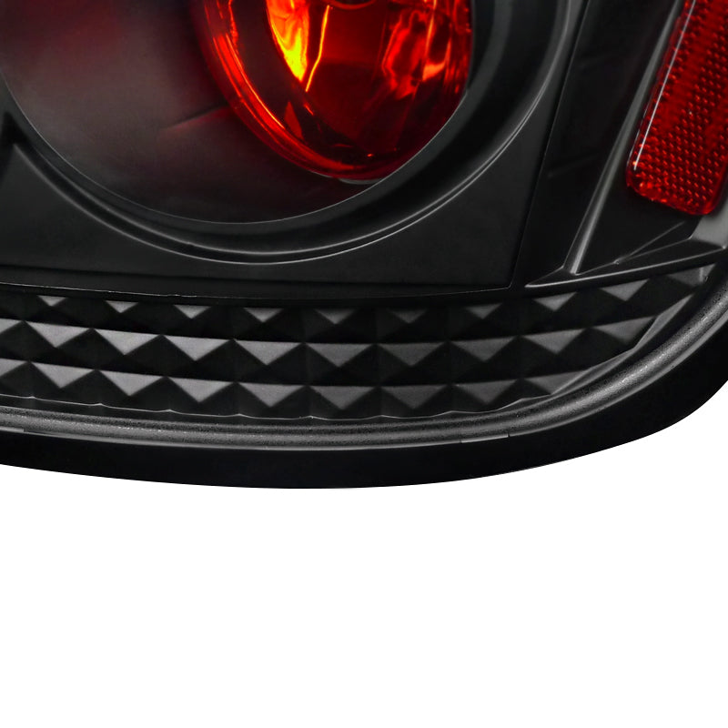 2004-2010 Scion tC Factory Style Tail Lights (Matte Black Housing/Clear Lens)