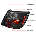 2004-2010 Scion tC Factory Style Tail Lights (Matte Black Housing/Clear Lens)