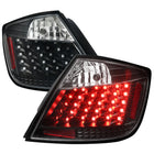 2004-2010 Scion tC V2 Style LED Tail Lights (Matte Black Housing/Clear Lens)