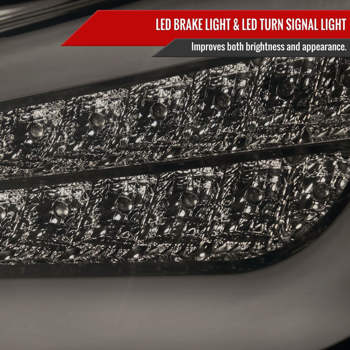 2011-2013 Scion tC LED Tail Lights (Glossy Black Housing/Smoke Lens)