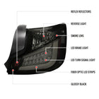 2011-2013 Scion tC LED Tail Lights (Glossy Black Housing/Smoke Lens)