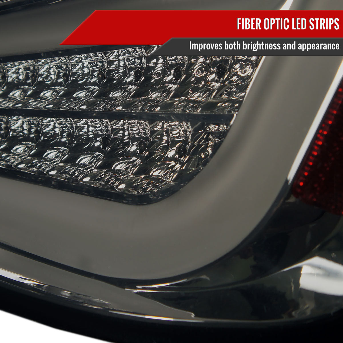 2011-2013 Scion tC LED Tail Lights (Chrome Housing/Smoke Lens)