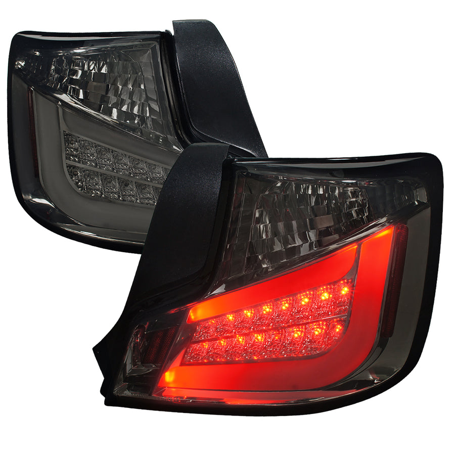 2011-2013 Scion tC LED Tail Lights (Chrome Housing/Smoke Lens)