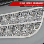 2011-2013 Scion tC LED Tail Lights (Matte Black Housing/Clear Lens)