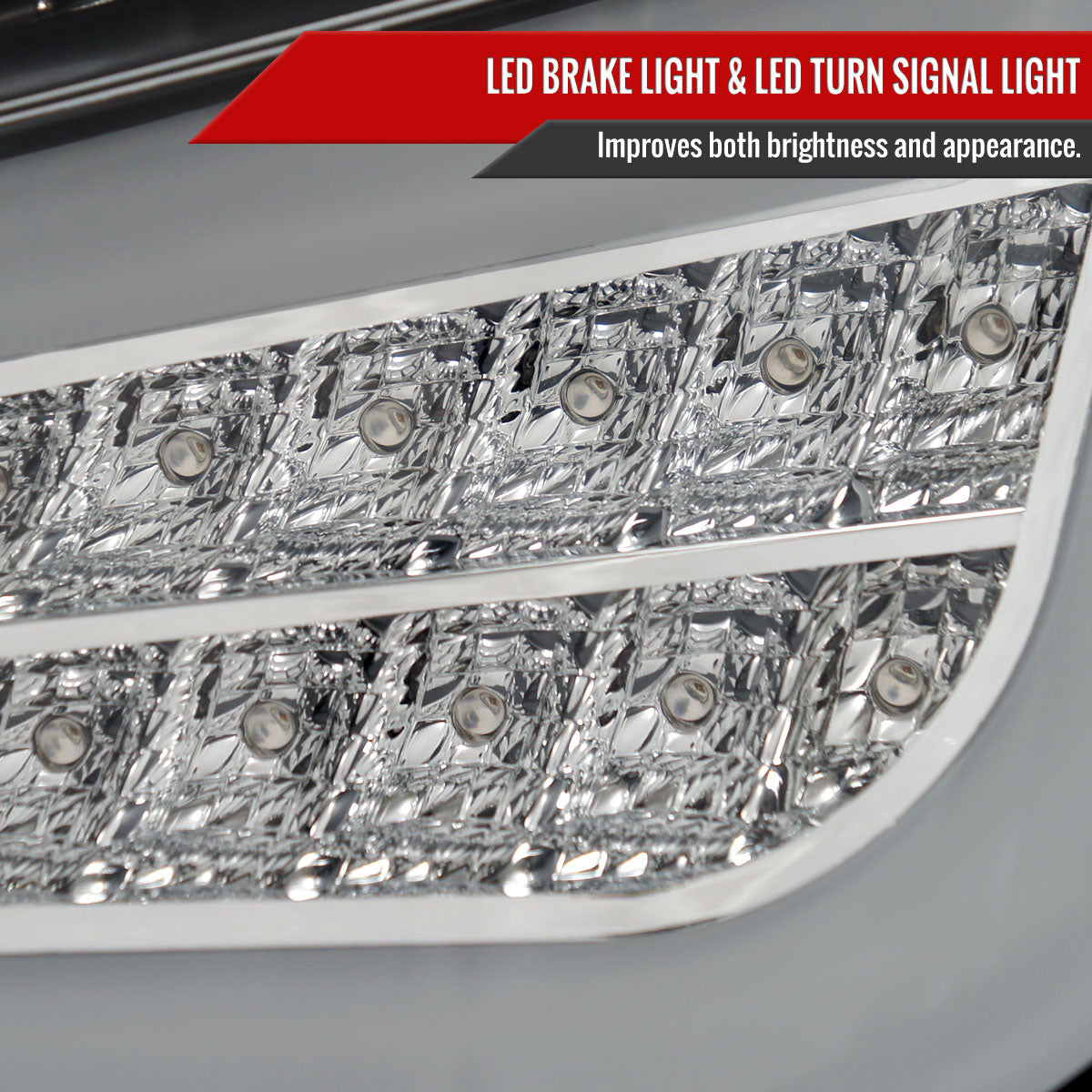 2011-2013 Scion tC LED Tail Lights (Matte Black Housing/Clear Lens)