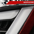 2011-2013 Scion tC V2 Style LED Tail Lights (Matte Black Housing/Clear Lens)