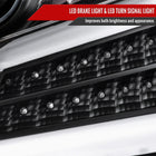 2011-2013 Scion tC V2 Style LED Tail Lights (Matte Black Housing/Clear Lens)