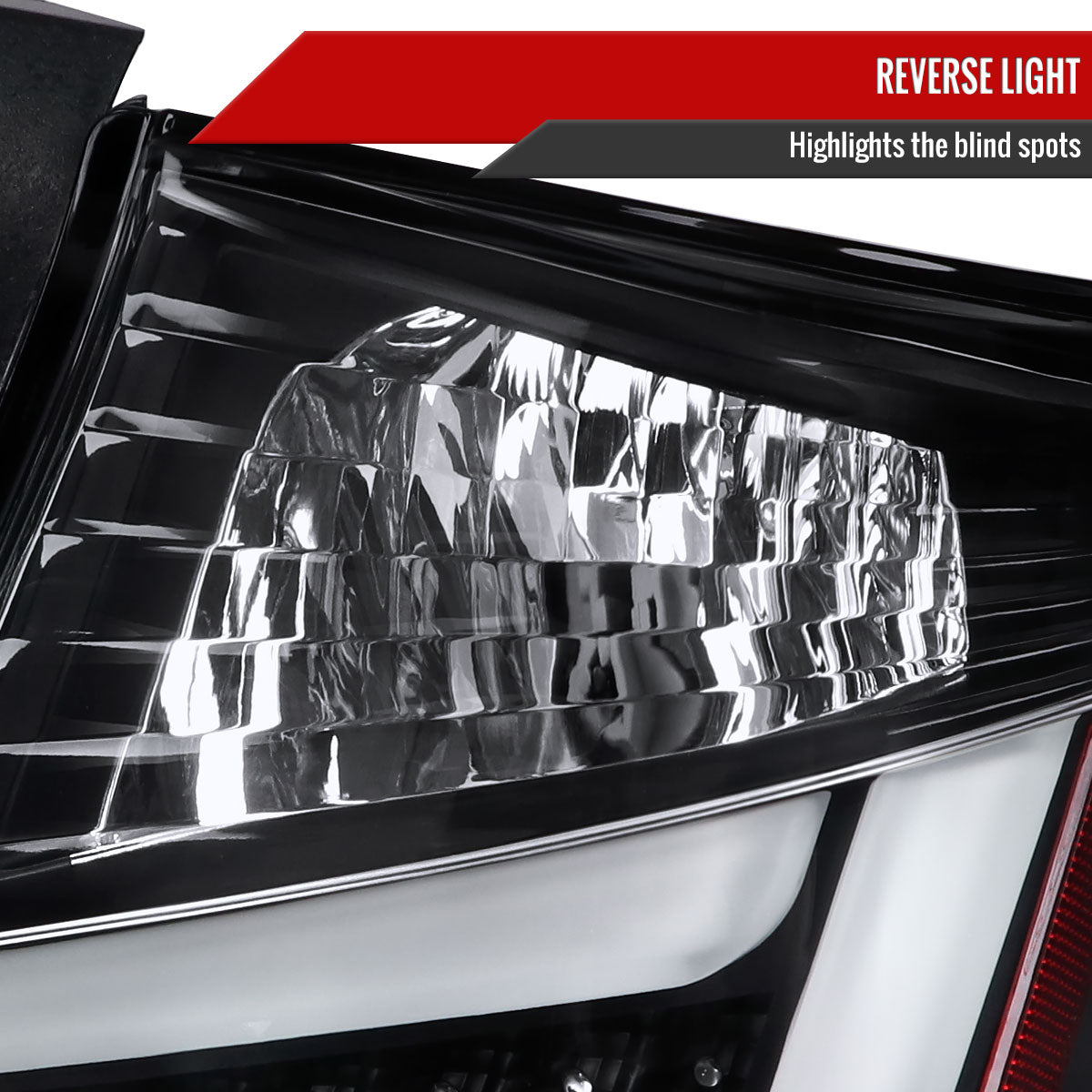2011-2013 Scion tC V2 Style LED Tail Lights (Matte Black Housing/Clear Lens)