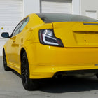 2011-2013 Scion tC V2 Style LED Tail Lights (Matte Black Housing/Clear Lens)
