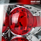 2004-2015 Nissan Titan Tail Lights (Chrome Housing/Clear Lens)