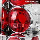 2004-2015 Nissan Titan Tail Lights (Chrome Housing/Clear Lens)