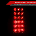 2004-2015 Nissan Titan LED Tail Lights (Chrome Housing/Clear Lens)
