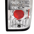 2004-2015 Nissan Titan LED Tail Lights (Chrome Housing/Clear Lens)