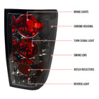 2004-2015 Nissan Titan Tail Lights (Chrome Housing/Smoke Lens)