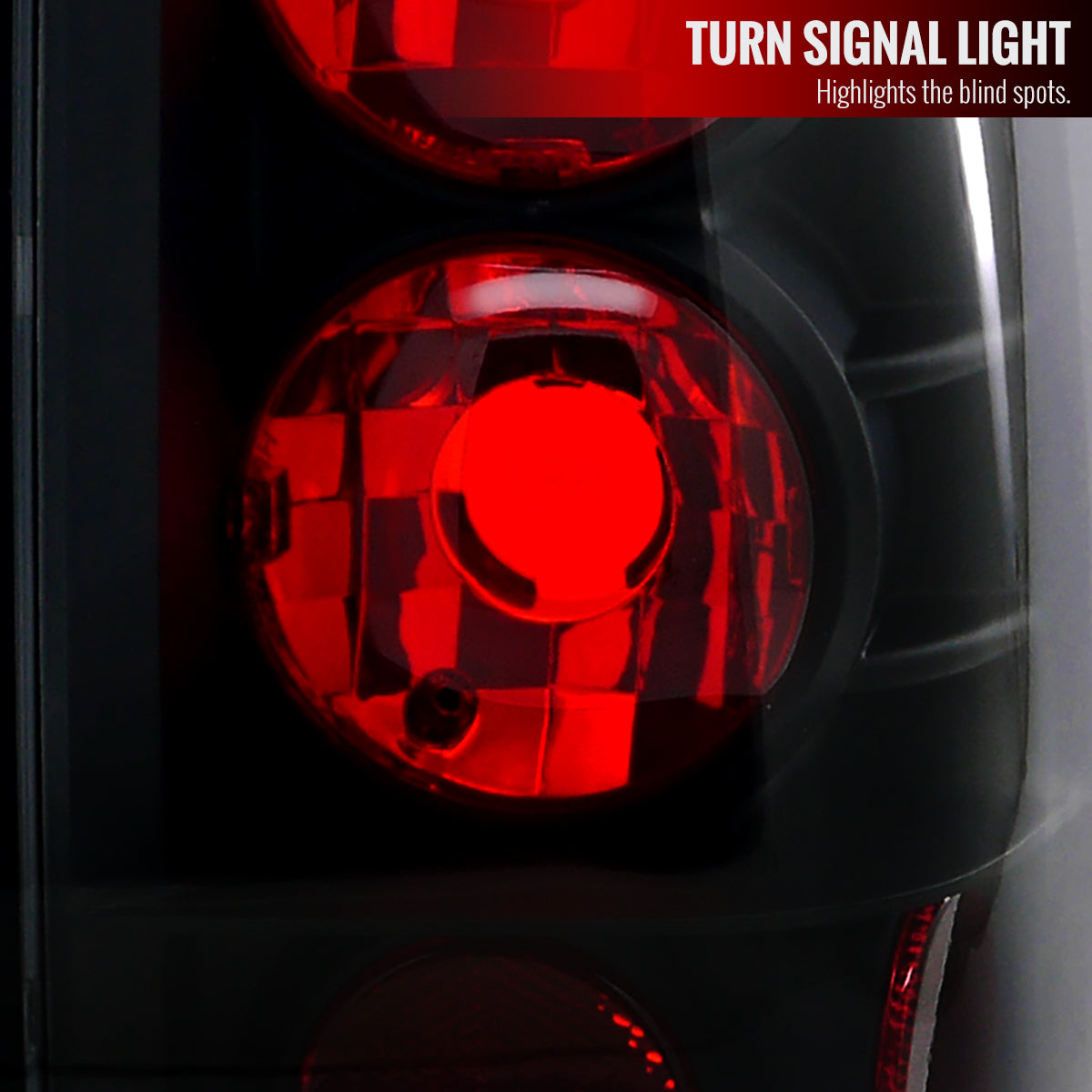 2004-2015 Nissan Titan Tail Lights (Matte Black Housing/Clear Lens)