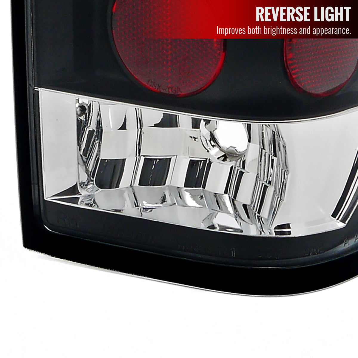 2004-2015 Nissan Titan Tail Lights (Matte Black Housing/Clear Lens)