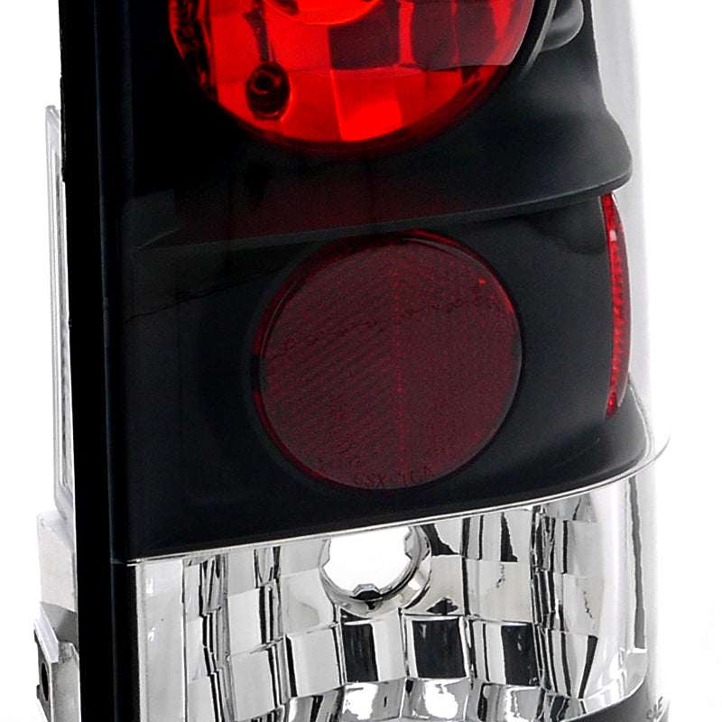 2004-2015 Nissan Titan Tail Lights (Matte Black Housing/Clear Lens)