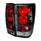 2004-2015 Nissan Titan Tail Lights (Matte Black Housing/Clear Lens)