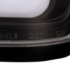 2004-2015 Nissan Titan LED Tail Lights with White LED Tube (Matte Black Housing/Clear Lens)