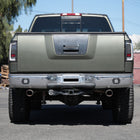 2004-2015 Nissan Titan LED Tail Lights with White LED Tube (Matte Black Housing/Clear Lens)