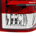 2004-2015 Nissan Titan LED Tail Lights (Chrome Housing/Red Clear Lens)