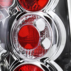 2004-2009 Hyundai Tucson Tail Lights (Chrome Housing/Clear Lens)