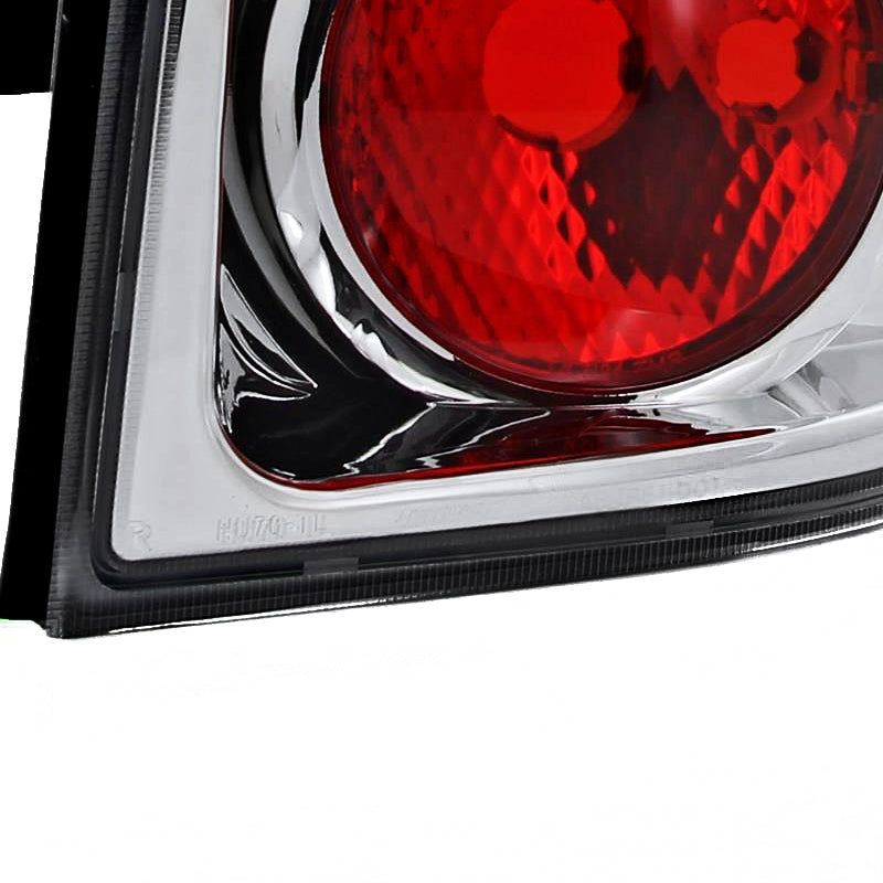 2004-2009 Hyundai Tucson Tail Lights (Chrome Housing/Clear Lens)
