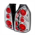 2004-2009 Hyundai Tucson Tail Lights (Chrome Housing/Clear Lens)
