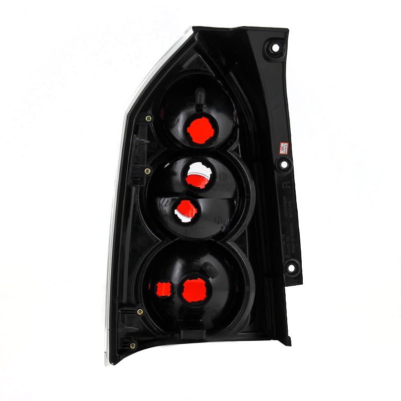 2004-2009 Hyundai Tucson Tail Lights (Matte Black Housing/Clear Lens)