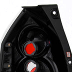 2004-2009 Hyundai Tucson Tail Lights (Matte Black Housing/Clear Lens)