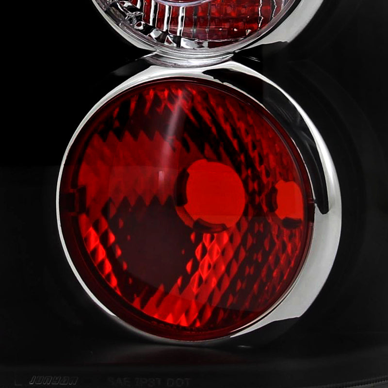 2004-2009 Hyundai Tucson Tail Lights (Matte Black Housing/Clear Lens)