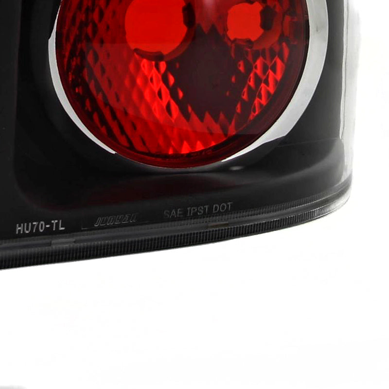 2004-2009 Hyundai Tucson Tail Lights (Matte Black Housing/Clear Lens)