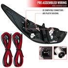 2010-2012 Hyundai Tucson LED Tail Lights (Chrome Housing/Clear Lens)