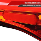 2016-2018 Hyundai Tucson LED Bar Tail Lights(Chrome Housing/Red Lens)