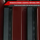 2007-2013 Toyota Tundra Sequential Red LED Bar Tail Lights (Glossy Black Housing/Smoke Lens)