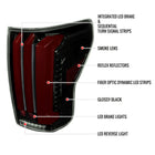 2007-2013 Toyota Tundra Sequential Red LED Bar Tail Lights (Glossy Black Housing/Smoke Lens)