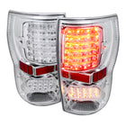 2007-2013 Toyota Tundra LED Tail Lights (Chrome Housing/Clear Lens)