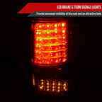 2007-2013 Toyota Tundra LED Tail Lights (Chrome Housing/Smoke Lens)