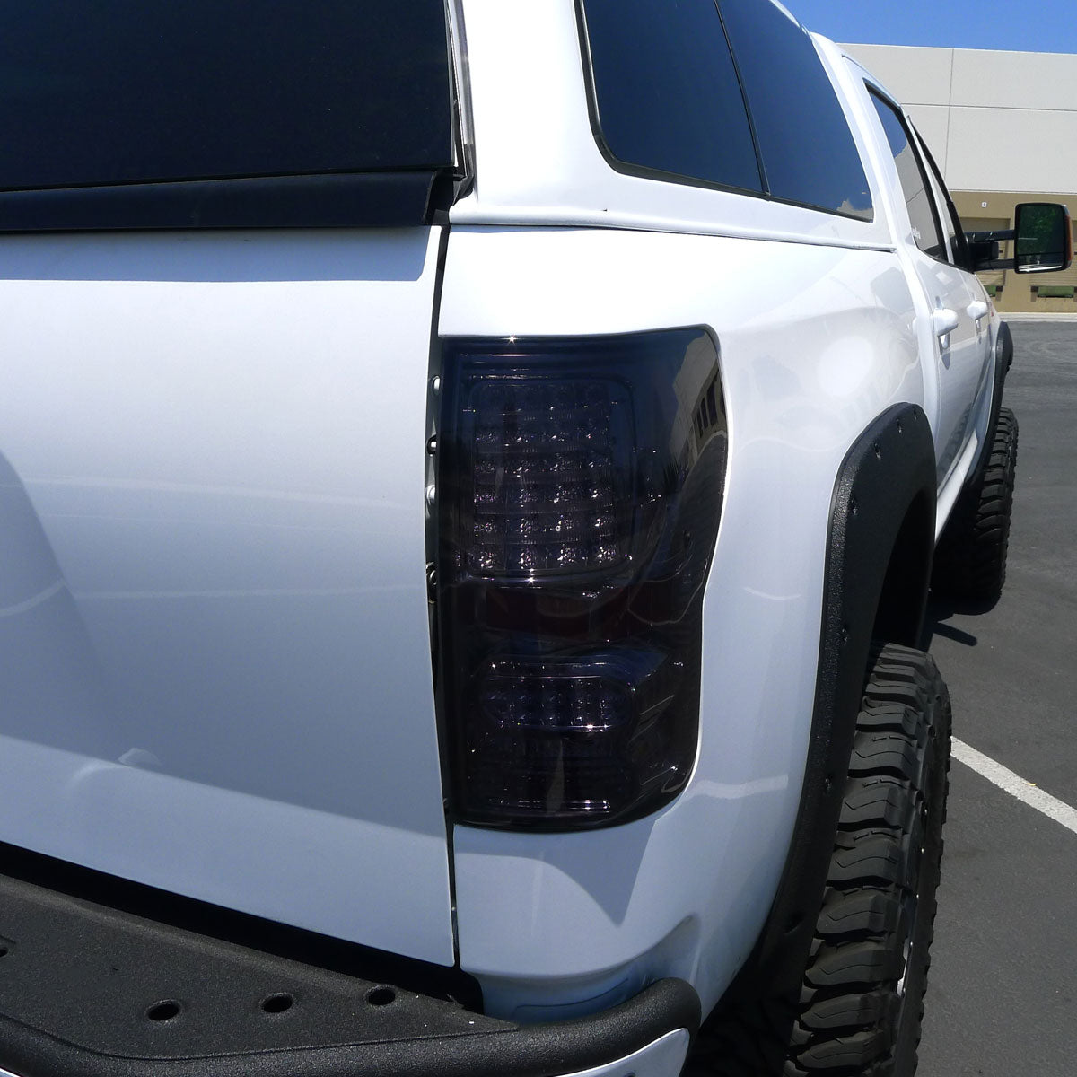 2007-2013 Toyota Tundra LED Tail Lights (Chrome Housing/Smoke Lens)