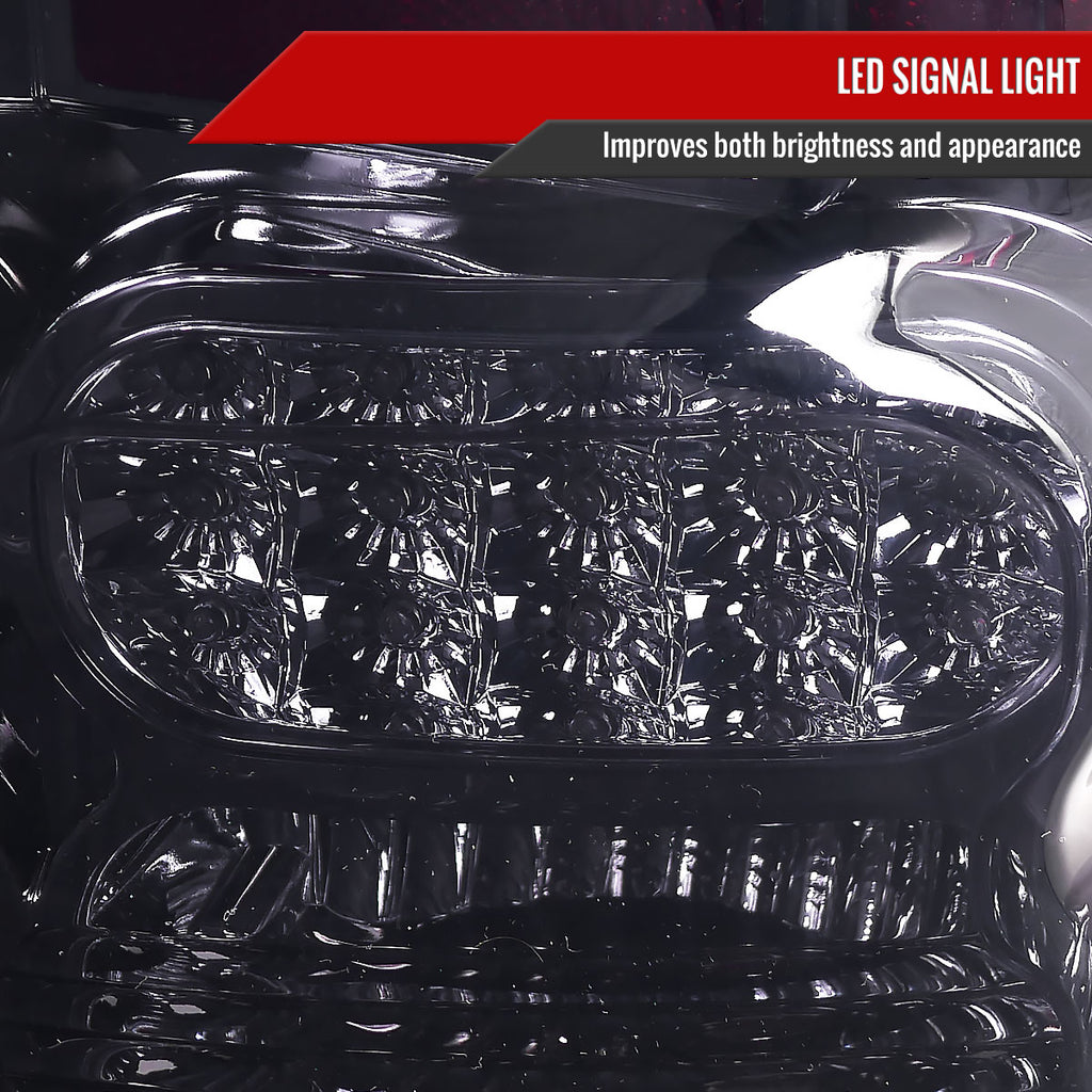 2007-2013 Toyota Tundra LED Tail Lights (Chrome Housing/Smoke Lens)