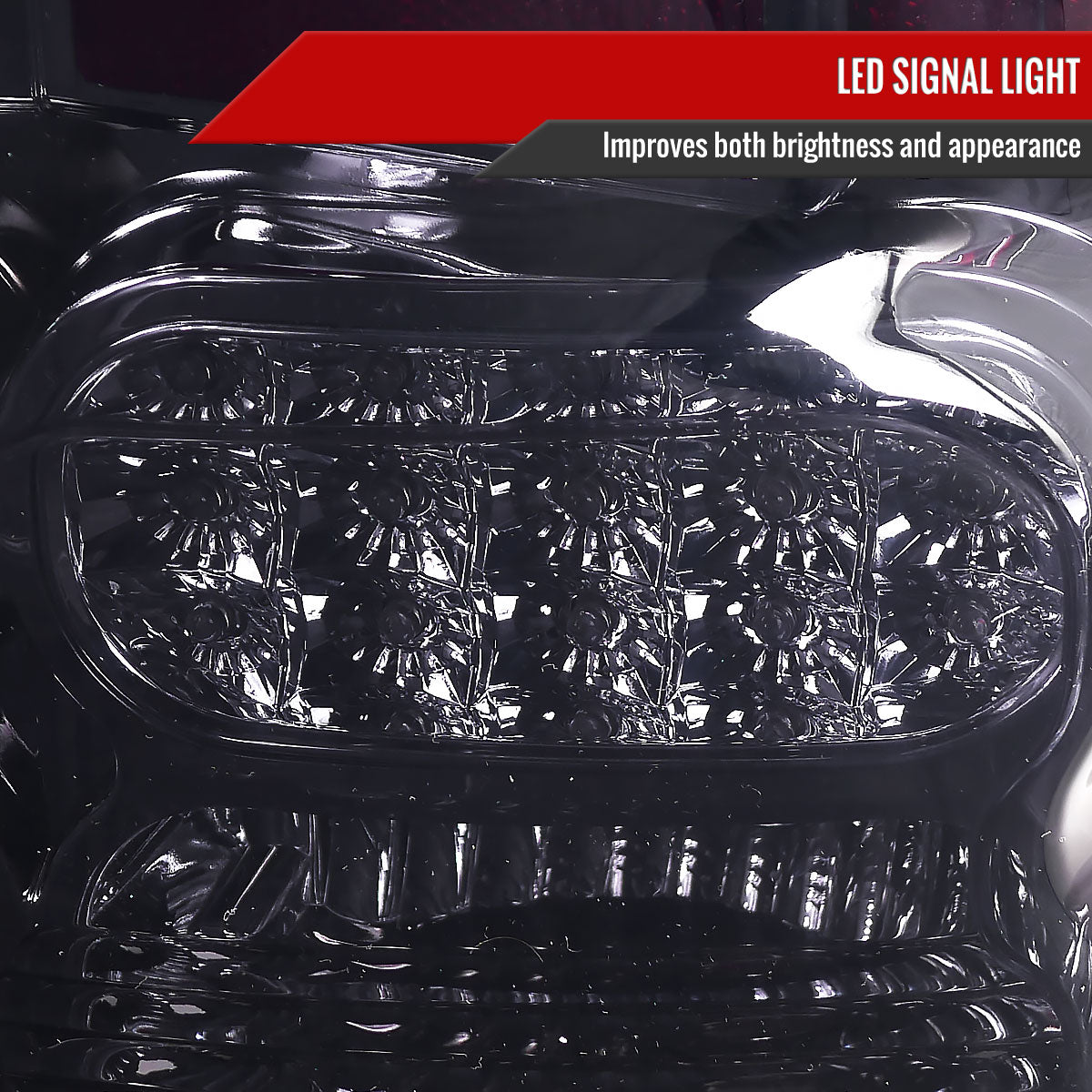 2007-2013 Toyota Tundra LED Tail Lights (Chrome Housing/Smoke Lens)