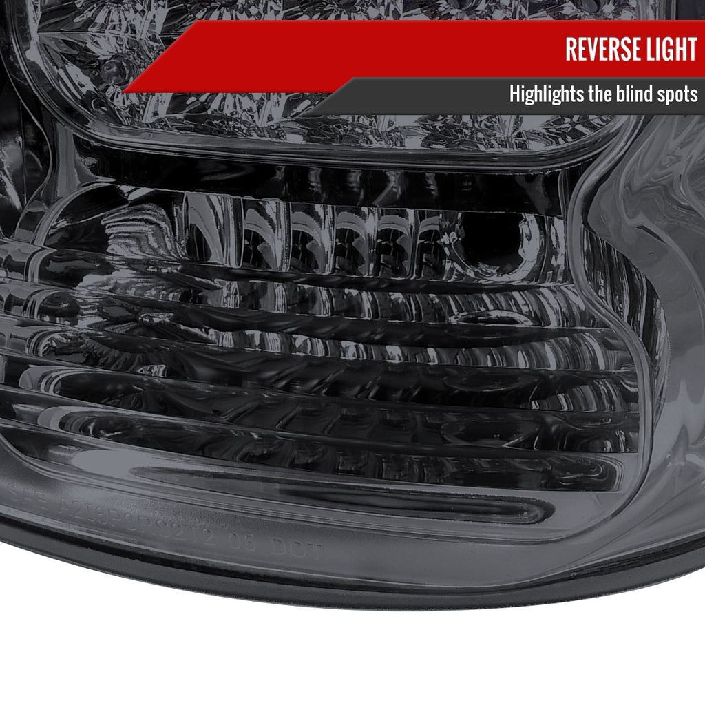 2007-2013 Toyota Tundra LED Tail Lights (Chrome Housing/Smoke Lens)