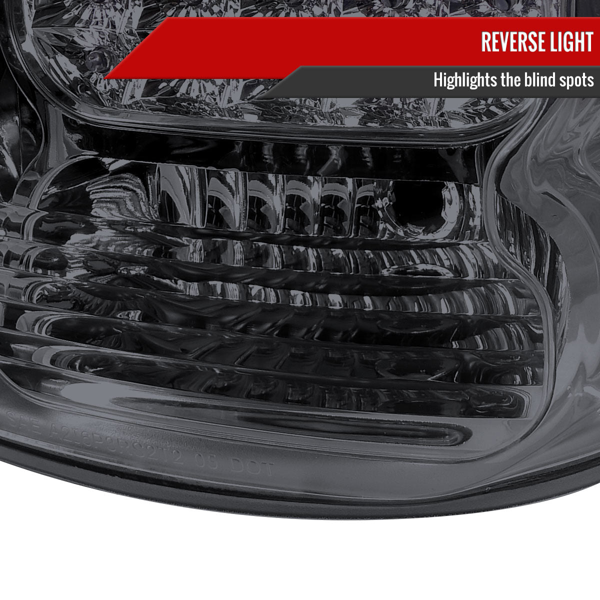 2007-2013 Toyota Tundra LED Tail Lights (Chrome Housing/Smoke Lens)