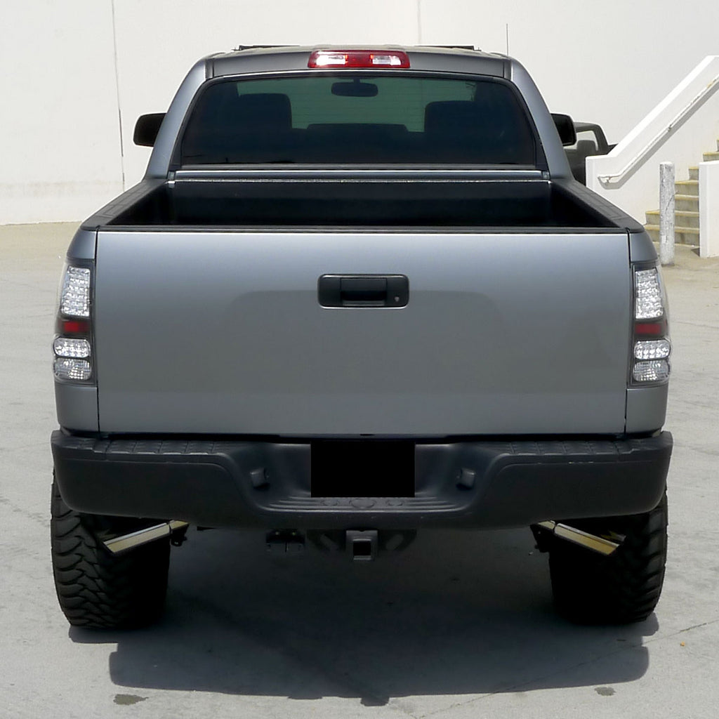 2007-2013 Toyota Tundra LED Tail Lights (Matte Black Housing/Clear Lens)